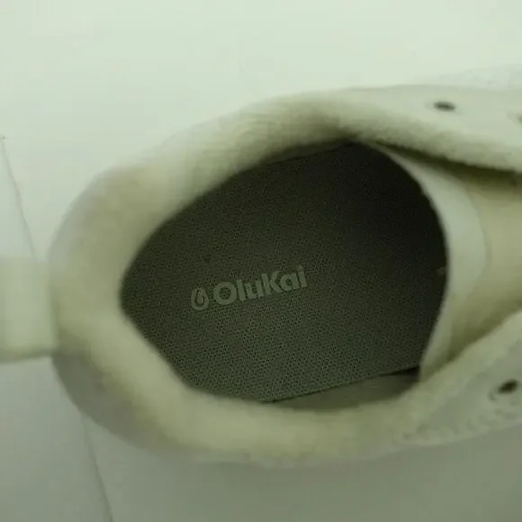 Olukai Anau White Cream Comfort Pickleball Court Sneakers Women's 10 / Men's 8.5 - Picture 7 of 10